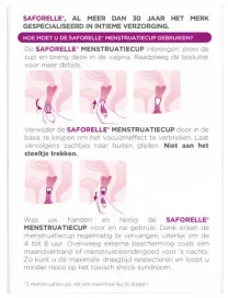 Saforelle Menstruationscup Gr. 2 Transparente 1 Stück