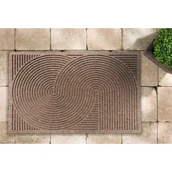 Outdoor Türvorleger Graphic Deluxe 60x90 cm sand