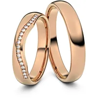 Trauringe Kirchhain 585er Rotgold - 8052