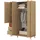 petits-meubles Schrank 3 Türen, Sandy Holz