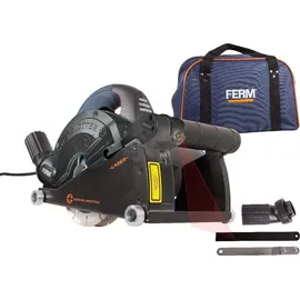 Ferm Living WSM1008 Mauernutfräse 1650W - 2 Diamantscheiben 150mm - Laserführung - Staubabsaugungsadapter - Nylon-Tragetasche