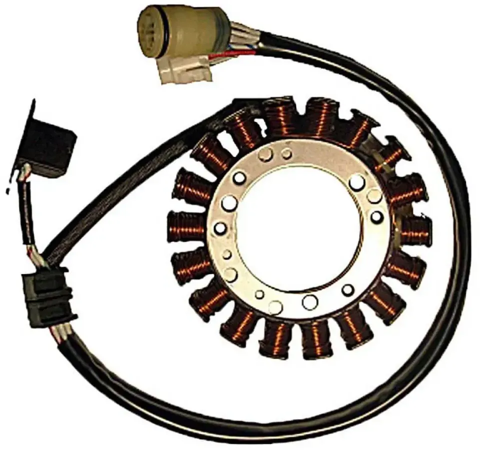 Mitsubishi Trifase 18 Poles Yamaha Grizzly 350 Stator - Silver - One Size