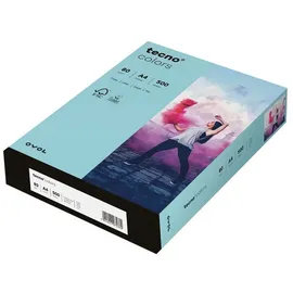 Inapa tecno colors A4 80 g/m2 500 Blatt mittelblau
