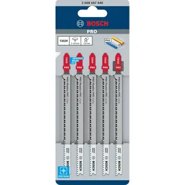 Bosch T 302 H Stichsägeblatt 132 mm 5 Stück