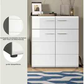 INOSIGN Rumba 80 x 0 x 0 cm hochglänzend / weiß