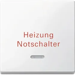 1St. Merten 435119 Wippe mit Kontrollfenster und Aufdruck Heizungsnotschalter, p...