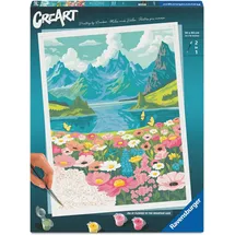 Ravensburger Malen nach Zahlen 1 St. Blumenmeer am Bergsee
