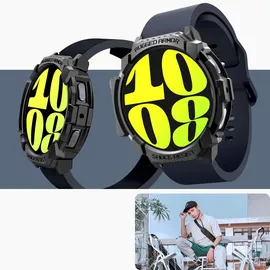 SPIGEN Rugged Armor - matte black - Samsung Galaxy Watch7 (44mm)