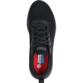 SKECHERS Damen Squad Chaos Sr Awoa Medizinischer Arbeitsschuh, Black Textile/Synthetic, 37