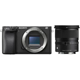 Sony Alpha 6400A Body + Netzteil + USB-Kabel + Akku + Schnellstartanleitung