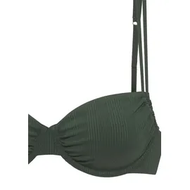 Copenhagen Studios Bügeleinsatz-Bikini-Top Damen Dunkelgrün 38 Cup B