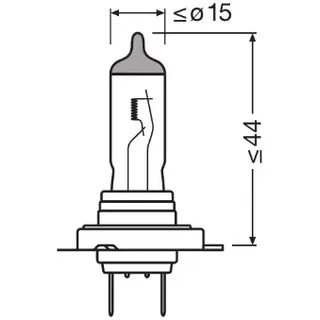 ams-osram OSRAM Glühlampe, Hauptscheinwerfer 64210