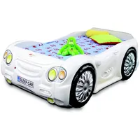 Xlmoebel Autobett Neues weißes Kinderbett im Sportwagen-Stil für das Kinderzimmer (1-tlg., Kinderbett Sleep Car Weiß), Hergestellt in Europa weiß