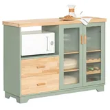 SoBuy Buffet FSB81 mit 2 Glastüren 0 x 0 x 0 cm GRÜN