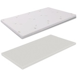 MiaSuite i sogni italiani Topper aus Memory Foam - Höhe 3 cm, Abziehba, Aloe Vera, Medizinprodukt