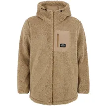 Protest Sago Fleece Mit Durchgehendem Reißverschluss - BambooBeige - S