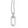 Orolino Kette mit Anhänger Gold 585 weiß