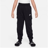 Nike Sportswear Club Fleece Cargohose Kinder Black/Black/White XS
