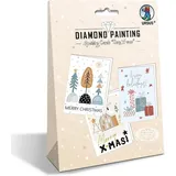 Ursus Diamond Kartenset 3 Stk. Diamond Painting DIN B6 Papier Kunststoff Ganzjährig X-MAS