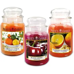 Prices Candles Apothekerglas - Saftige Früchte (3er Set)