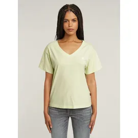 G-Star Open V-Neck Relaxed T-Shirt - Grün - Damen, - L,