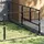 vidaXL Hundezwinger Schwarz 16 m2 Stahl