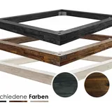Hasena Factory-Line Bettrahmen Bloc 16 180x200 cm / Akazie Vintage grau