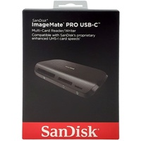 SanDisk ImageMate PRO - Kartenleser (SD, CF, microSD, SDHC, microSDHC, SDXC, microSDXC, SDHC UHS-I-, UHS-II-, Non-UHS-, CompactFlash und microSD-Karten, USB 3.0)