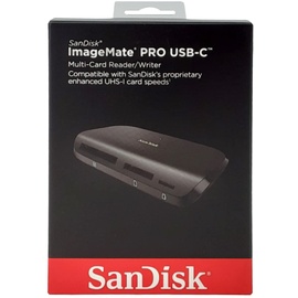 SanDisk ImageMate PRO Kartenleser (SD, CF, microSD, SDHC, microSDHC, SDXC, microSDXC, SDHC UHS-I-, UHS-II-, Non-UHS-, CompactFlash und microSD-Karten, USB 3.0)
