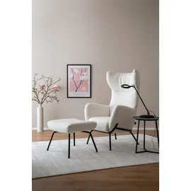 Schöner Wohnen Wollteppich "Elara 6025", weiß (meliert weiß), B:200cm H:15mm L:300cm, Wolle, SCHÖNER WOHNEN-KOLLEKTION, Teppiche, handweb, Wolle, natürlich, Wohnzimmer, Schöner Wohnen Kollektion