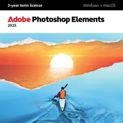 Adobe Photoshop Elements 2025 | Kostenloses Upgrade auf Elements 2024 | 2 Installationen | Mac | Einmalige kauf