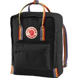 Fjällräven Kanken Rainbow 16 l black/rainbow pattern