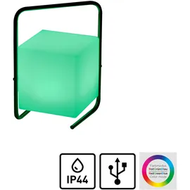 just light. LED-Tischleuchte schwarz H: 29 cm inkl. USB-Kabel, Fernbedienung