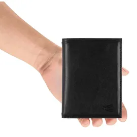 CAMEL ACTIVE Wood High Form Wallet Geldbörse schwarz