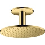 Hansgrohe Axor ShowerSolutions Kopfbrause 300 2jet mit Deckenanschluss polished gold optic