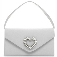 TAMARIS Clutch TAS Amalia 30949 Damen Handtaschen Uni silver 830 - Einheitsgröße