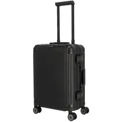 Travelite Next Aluminium-trolley, schwarz, XS (Handgepäck mit 23cm Tiefe)