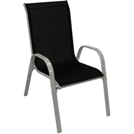 DEGAMO PALAMOS Gartenstuhl 56 x 0 x 95 cm schwarz 4 St.