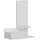 [en.casa] Wandregal Gundsø 40 x 12 x 10 cm Weiß