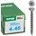 SPAX Edelstahl 4 x 45 mm Senkkopf T-STAR plus Vollgewinde 4CUT Edelstahl rostfreiei A2
