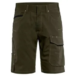 Service-Shorts "1499" - C62 - oliv/schwarz