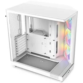 NZXT H6 Flow RGB Mid-Tower Airflow Gaming Gehäuse Weiß Glasfenster
