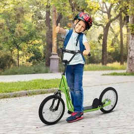 Homcom Kinderscooter Grün, - Grün