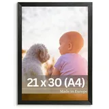 Victor (Zenith) Bilderrahmen Stieler, Bilderrahmen 21x30 cm Schwarz A4, Bilderrahmen Modern schwarz