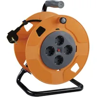 Primaster Kabeltrommel Innen 40 m 4 Schutzkontaktsteckdosen, H05VV-F 3G1,6