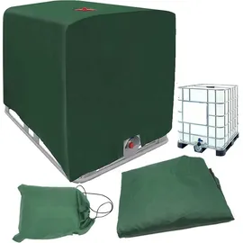 luxuskollektion 1000L IBC Tank Abdeckung 120 x 100 x 116 cm Grün