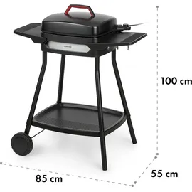 Klarstein Gatsby Elektrogrill 2000 W schwarz