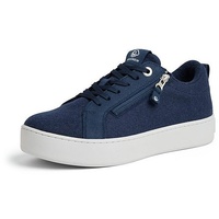 Plateau-Sneaker Giesswein blau, 37