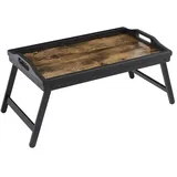 Hansiro Betttablett, Braun, Holz, 30x26x50 cm, Wohnzimmer, Sofas & Couches