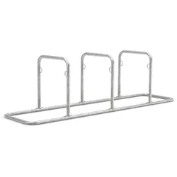 Fahrrad Anlehnbügel Galaxy 33 | Fahrradständer für 6 Fahrräder | Stahl verzinkt | Freiaufstellung, erweiterbar